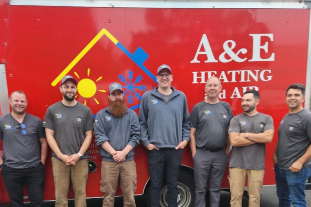 A&E's plumbing team, serving The Dalles to Gresham, OR, and WA.