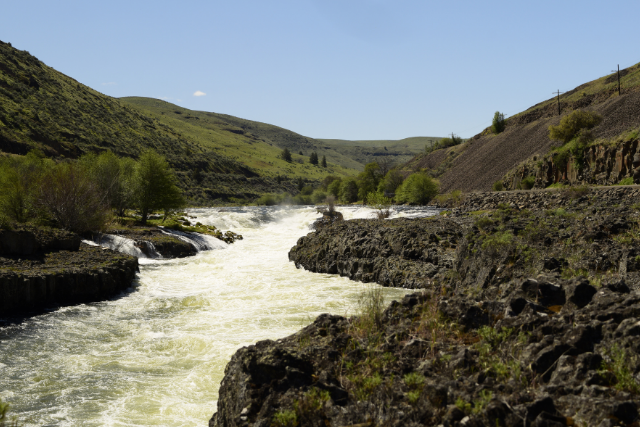 The Deschutes River in Maupin, OR