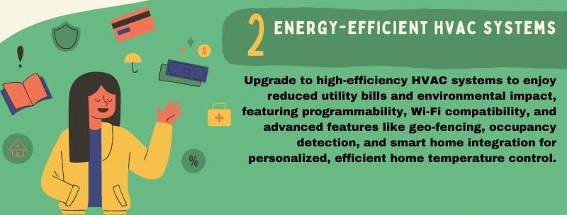 Top 5 Ways to Improve Efficiency Infographic 2: Energy-Efficient HVAC Systems